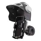 Suporte De Celular Guidão Para Moto Mini Capacete Cor:preto