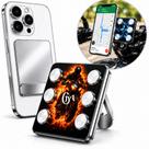 Suporte De Celular Para Moto Com 6 imãs Á Prova Dágua Magnetico Antiqueda Universal Premium