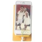 Suporte de celular smartphone de mesa universal amarelo com espelho Suporte de celular smartphone de mesa universal amarelo com espelho