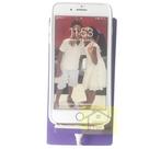 Suporte de celular smartphone de mesa universal roxo com espelho