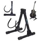 Suporte de Chão Para Violão/Viola/Baixo/Guitarra ASK Versátil Suporta Até 10Kg Apoio de Silicone Com Regulagem de Largura