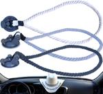 Suporte de chapéu Car Cowboy, pacote com 3 unidades, corda de algodão Strong Suction