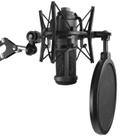 Suporte de choque com filtro Pop para microfone condensador AT2020