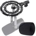 Suporte de choque com filtro Pop para microfone Shure MV7 da YOUSHARES