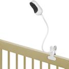 Suporte de clipe flexível para câmera de monitor de bebê - branco