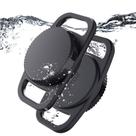 Suporte de coleira de cachorro Airtag à prova d'água PZOZ para Apple AirTag (pacote com 2)