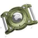 Suporte de coleira para cães Airtag ONEONTA TPU verde impermeável