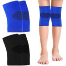 Suporte de compressão Skylety de manga de joelho infantil para esportes, 2 pares