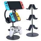 Suporte de controlador KELJUN de 3 camadas com suporte para fone de ouvido preto