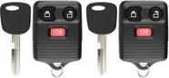 Suporte de controle remoto de entrada sem chave e chave de ignição para carro (pacote com 2)