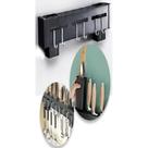 Suporte De Cozinha Porta Talheres Facas 50cm Com 8 Ganchos Suporte De Cozinha Porta Talheres Facas 50cm Com 8 Ganchos