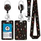 Suporte de crachá de identificação Lanyard Giancomics Magic Vials com bobina