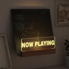 Suporte de discos de vinil Wall Mount Lampeez Light Up agora tocando