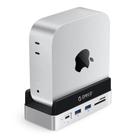 Suporte de encaixe ORICO MiniDock Mac mini M4 Hub de alumínio 10 em 1