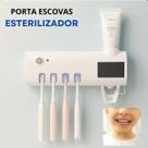 Suporte de Escova de Dente Compacto e Eficiente com UV