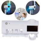 Suporte De Escovas Uv + Dispenser Automático Pasta De Dente