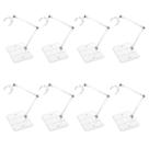 Suporte de exibição Action Figure Stand, 8 unidades por 15 cm Suporte de exibição Action Figure Stand, 8 unidades por 15 cm