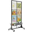 Suporte de exibição de painel Gridwall QKOSMTL Heavy Duty 2x1,7 m