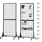 Suporte de exibição de painel Gridwall RCZSCBK Heavy Duty 60x167cm