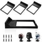 Suporte de exibição de parede WFCYX para capacete Lego Black x4 Suporte de exibição de parede WFCYX para capacete Lego Black x4
