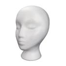 Suporte de exibição Mannequin Head Foam EPS White para perucas e chapéus