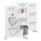 Suporte de exibição Pegboard TORACK Mesa de metal 30x40cm branco