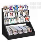Suporte de Exposição para Cartas Emfogo, Madeira, 3 Níveis, Grande Capacidade Suporte de Exposição para Cartas Emfogo, Madeira, 3 Níveis, Grande Capacidade