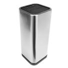 Suporte de facas em inox e tesoura ou utensílios 23 x 10cm