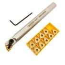 Suporte de ferramenta de torneamento com barra de mandrilar interna do torno ASZLBYM S20R-MWLNR08
