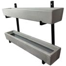 Suporte de Ferro p/ Jardim Vertical com 2 Floreiras 80cm Suporte de Ferro p/ Jardim Vertical com 2 Floreiras 80cm