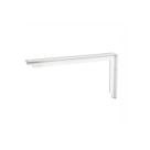 Suporte de Ferro Para Prateleira 20 X 45 Cm Branco