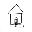 Suporte de Ferro para vaso de Planta Pequeno Casinha Fixação em parede arco 10 cm Diâmetro Suporte de Ferro para vaso de Planta Pequeno Casinha Fixação em parede arco 10 cm Diâmetro
