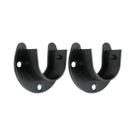 Suporte De Fixação Para Varão De Guarda-Roupa Em Aço Inoxidável Com Flange, 2 Peças, Suporte Para
