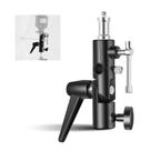 Suporte de flash de câmera Neewer H-Type com suporte para guarda-chuva