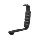 Suporte de flash em forma de L Leshareselect para microfone de filmadora