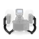 Suporte de flash GODOX MF-DB flexível com suportes duplos para Nikon/Sony