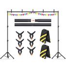 Suporte de Fundo para Fotos Forlogic 3x2,3m com Braçadeiras - Ideal para Festas