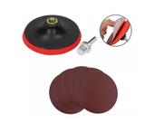 Suporte De Furadeira Lixadeira + 40 Discos Lixa furos 125mm