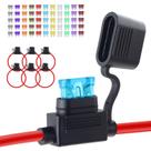 Suporte de Fusíveis YNZDRWA 12V à Prova D'Água com 66 Fusíveis Padrão para Carro Suporte de Fusíveis YNZDRWA 12V à Prova D'Água com 66 Fusíveis Padrão para Carro