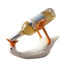Suporte de Ganso para Garrafa de Vinho Decoração Criativa e Elegante
