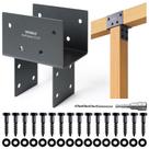 Suporte de gravata WOWACE para 4x4 Wood Post to Beam Suporte de gravata WOWACE para 4x4 Wood Post to Beam