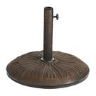 Suporte de guarda-chuva International Caravan Resin Bronze Roman Numeral Suporte de guarda-chuva International Caravan Resin Bronze Roman Numeral