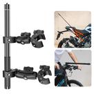 Suporte de guidão de motocicleta + bastão de selfie invisível de 67 cm para insta360 X4/X3/X2/XONE/GO2/3