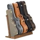 Suporte de guitarra Augioth Multi Wood para 5 acústicos/elétricos/baixos Suporte de guitarra Augioth Multi Wood para 5 acústicos/elétricos/baixos
