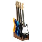 Suporte de guitarra STRICH Wooden com 4 suportes para 4 guitarras elétricas/baixo
