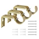 Suporte de haste de cortina elétrico Heavy Duty para hastes de 1 polegada (conjunto de 3)