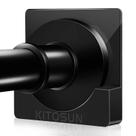 Suporte de haste para cortina de chuveiro Kitosun Wall Mount Bathroom Black