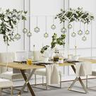 Suporte de haste suspenso em arco de mesa Putros Over The Table White Suporte de haste suspenso em arco de mesa Putros Over The Table White