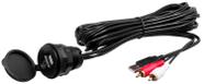 Suporte de interface auxiliar e cabo BOSS Audio MUSB35 Suporte de interface auxiliar e cabo BOSS Audio MUSB35