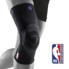 Suporte de joelho Bauerfeind Sports NBA Basketball Preto Tamanho L